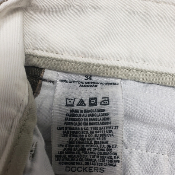 3/$15 mens dockers plaid cargo short size 34 - Picture 7 of 10